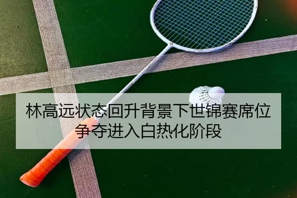 林高远状态回升背景下世锦赛席位争夺进入白热化阶段